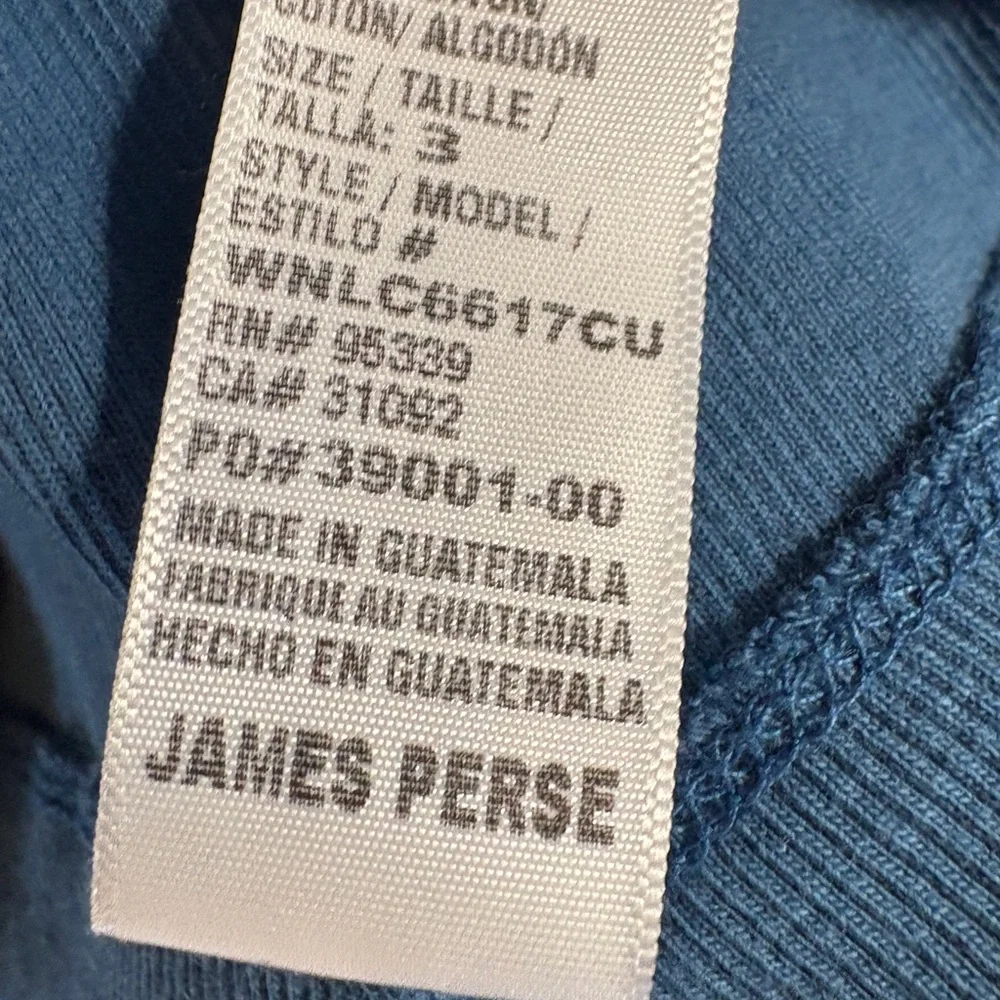 Cornflower blue 100% cotton James Perse tank dress. Never worn. Fits 8 or 10. - Picture 4 of 7
